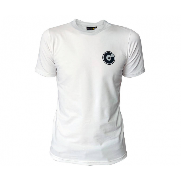 GoSk8 Black and White logo Kids T-Shirt - White