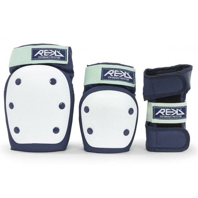 REKD Adult Heavy Duty Triple Pad Set - Blue/Mint