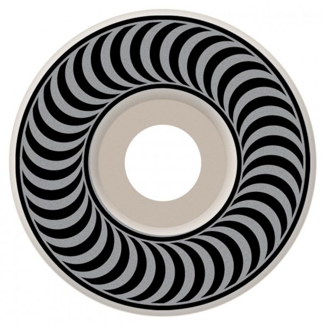 Spitfire Classic 54mm Skateboard Wheels -  White/Black (Pack of 4)