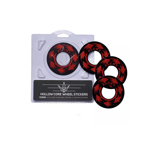 Blunt Hollowcore 110mm Stunt Scooter Wheel Stickers - Spin