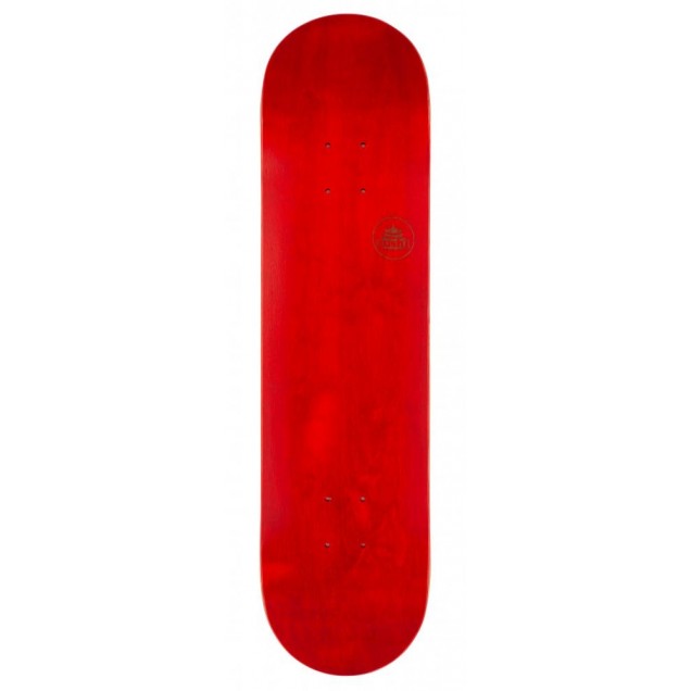 Sushi Pagoda Stamp Skateboard Deck -  Red 7.875