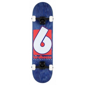 Birdhouse Stage 3 B Logo Complete Skateboard - Navy/Red 7.75"