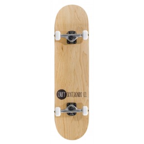 Enuff Logo Stain Complete Skateboard - Natural 8"