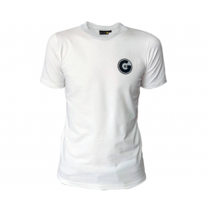 GoSk8 Black and White logo Kids T-Shirt - White