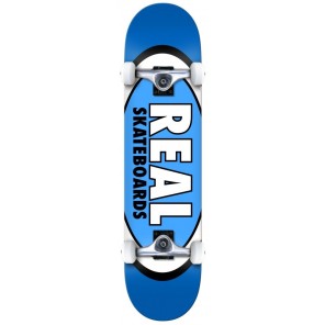 Real Classic Oval  Complete Skateboard Blue 7.75"