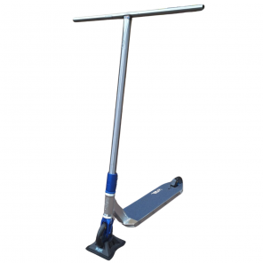 UrbanArtt Primo Custom Stunt Scooter -  Chrome/Blue