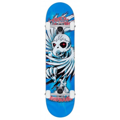 Birdhouse Stage 1 Hawk Spiral Complete Skateboard Blue 7.75"