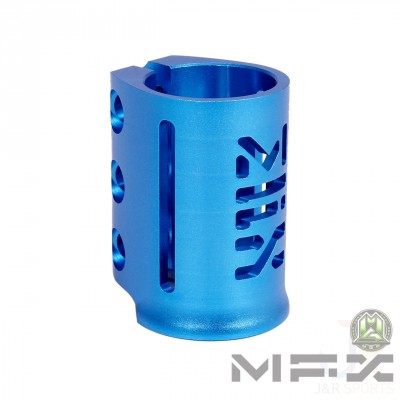 MFX X3 Triple Scooter Clamp - Anodised Blue