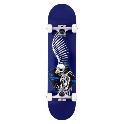 Birdhouse Stage 1 Full Skull 2 Complete Skateboard Blue 7.5"