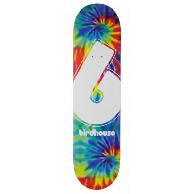 Birdhouse Giant BLogo Skateboard deck Tie Dye - Multi 8"