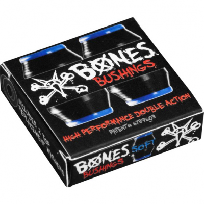 Bones Wheels Bushing 81a Soft Hardcore - Black/Blue