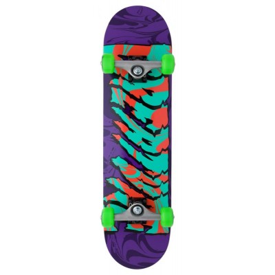 Creature Logo Warp Mid Sk8 Complete Skateboard 7.8" - Multi 