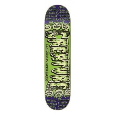 Creature Psycho Logo Sm Skateboard Deck 7.75" -  Multi	