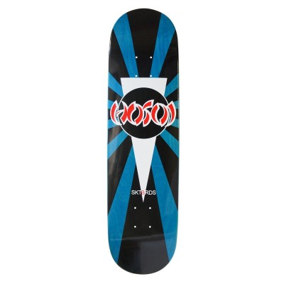 Hosoi Skateboards Rising Sun Skateboard Deck - Black/Blue