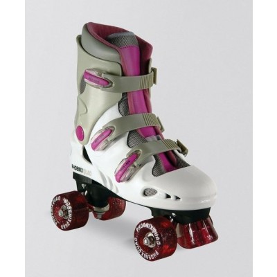 SFR Phoenix Kids Quad Roller Skates - Pink