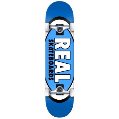 Real Classic Oval  Complete Skateboard Blue 7.75"