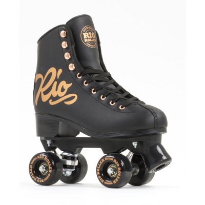 Rio Roller Rose Quad Roller Skates - Black