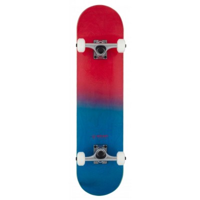 Rocket Double Dipped Complete Skateboard - Red 7.5"