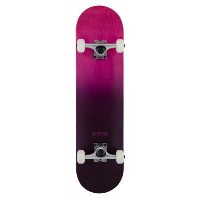 Rocket Double Dipped Complete Skateboard - Purple 7.75"