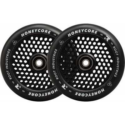 Root Honeycore Black Pro Scooter Wheels 120mm (Pair) - Black