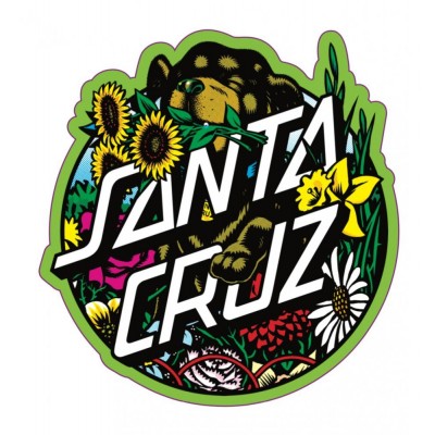 Santa Cruz Stickers Dressen Pup Dot 4.33" - Multi