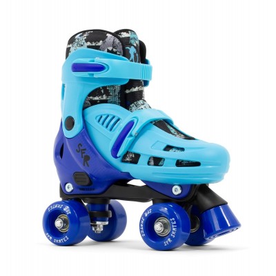 SFR Hurricane IV Adjustable Quad Roller Skates - SHARK 