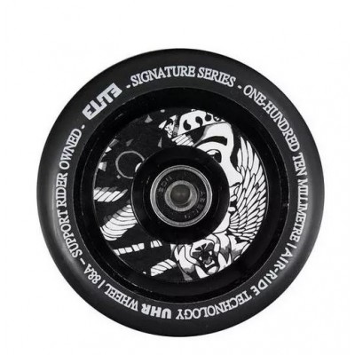 Elite X Supreme Air Ride Scooter Wheels 110mm (Pair) - Black/Supreme