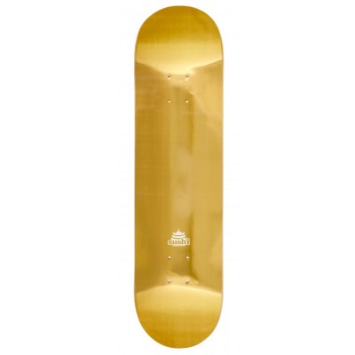 Sushi Pagoda Foil Skateboard Deck - Gold 8.125"