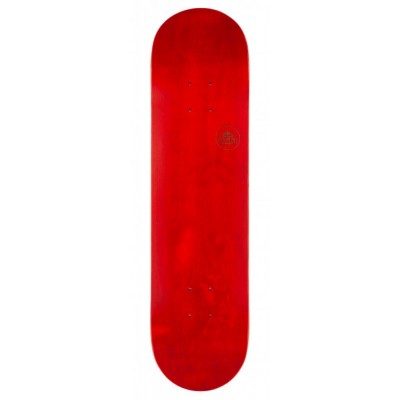 Sushi Pagoda Stamp Skateboard Deck -  Red 7.875"