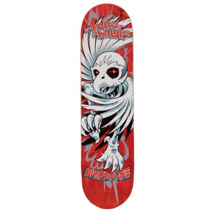 Birdhouse Pro Hawk Spiral Skateboard Deck Red - 8" 