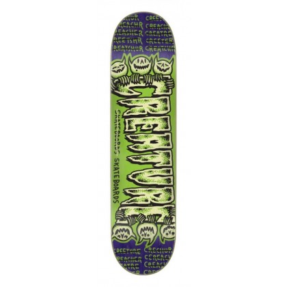 Creature Psycho Logo Sm Skateboard Deck 7.75" -  Multi	