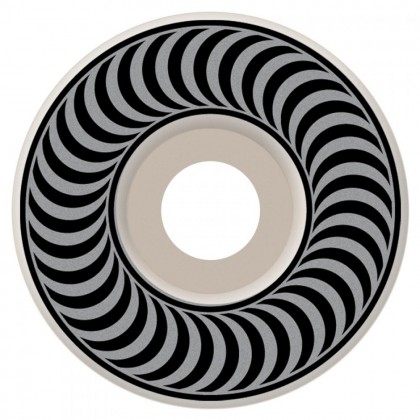 Spitfire Classic 54mm Skateboard Wheels -  White/Black (Pack of 4)