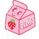 Bones Air Freshener Spilt Milk Strawberry Scent